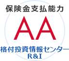保険支払能力AA 格付投資情報センターR&I